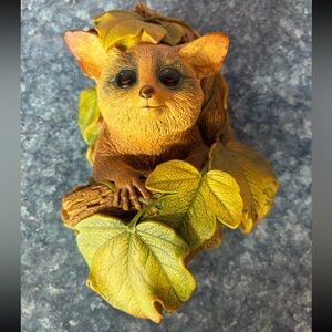 Vintage bosson chalkware bush baby wall decor